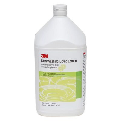 3M Dishwashing Liquid Lemon 3.8L. 3เอ็ม ผลิตภัณฑ์ล้างจานชนิดเข้มข้น สูตรมะนาว 3.8ลิตร