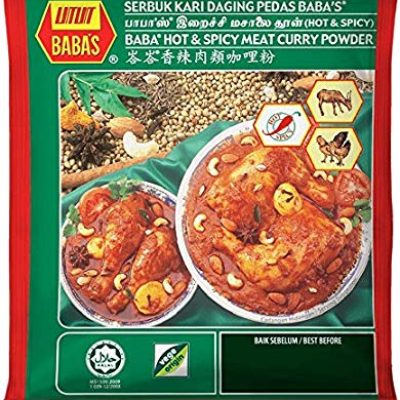 Babas Hot and Spicy Meat  Curry Powder 250g