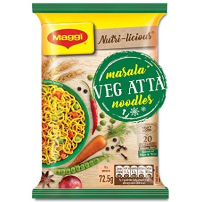 MAGGI NUTRI-LICIOUS Masala Veg Atta Noodles – 72.5g Pouch