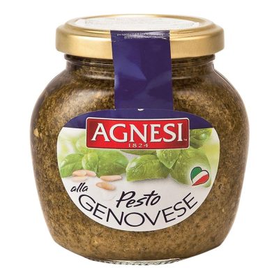 Agnesi Pesto Genovese Sauce 185g. แอคเนซี ซอสเพสโต 185กรัม