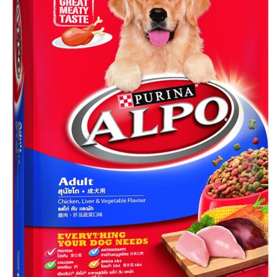 Alpo Dog food Chicken Liver&Vegetables 20kg. อัลโป อาหารสุนัขโตรสไก่ตับผัก 20กก.