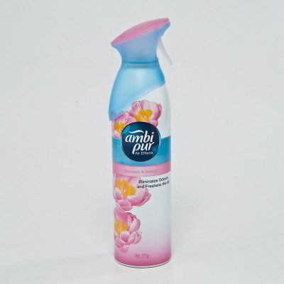 Ambi Pure Air Freshener Spray Blossom 275ml. แอมบิเพอร์ สเปรย์ปรับอากาศกลิ่นบลอสซั่ม 275มล.