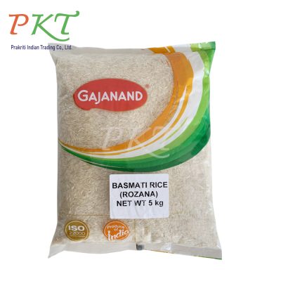 Gajanand : Basmati Rice 100% 5 KG.
