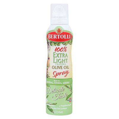 Bertolli Extra Light Tasting Olive Oil Spray 145ml. เบอร์ทอลลีสเปรย์น้ำมันมะกอกเอ็กซ์ตร้าไลท์เทสติ้ง 145มล.