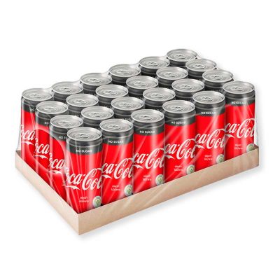 Coca-Cola Zero(J) 325ml.×24 โค้ก สูตรไม่มีน้ำตาล 325มล.×24กระป๋อง