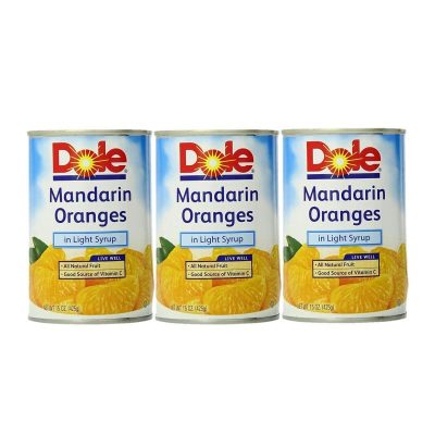 Dole Mandarin Orange in Syrup(J) 425g.×3  โดล ส้มแมนดารินในน้ำเชื่อม 425กรัมx3