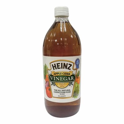 Heinz Apple Cider Vinegar 473ml. ไฮนซ์ น้ำส้มสายชูหมักจากแอปเปิ้ล 473มล.