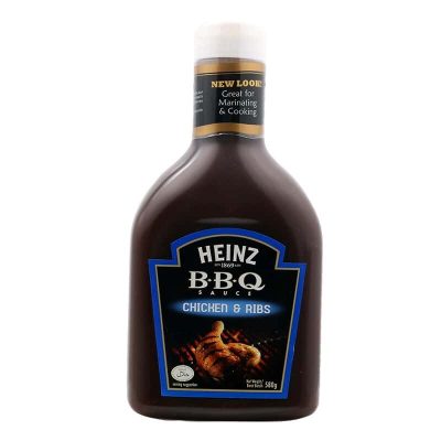 Heinz BBQ Chicken&Ribs Sauce 570g. ไฮนซ์ ซอสบาร์บีคิวไก่และซี่โครง 580กรัม