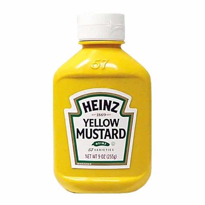 Heinz Yellow Mustard 255g. ไฮนซ์ เยลโล่ มัสตาร์ด 255กรัม