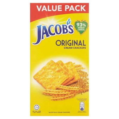 Jacob’s Original Cream Crackers 360gm  แครกเกอร์ครีม Jacob’s Original 360gm