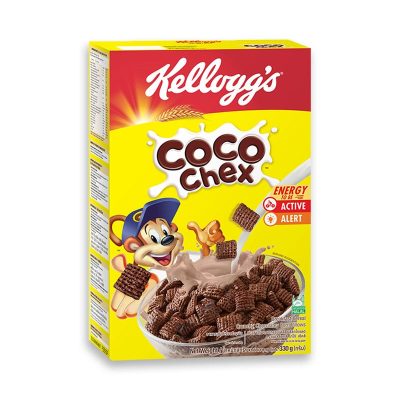 Kelloggs Cereal Coco Chex(J) 330g. เคลล็อกส์ ซีเรียล โกโก้เช็ค 330กรัม