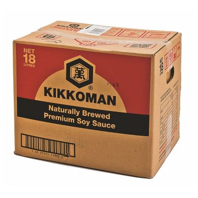 Kikkoman Soy Sauce(J) 18L. คิคโคแมน ซอสถั่วเหลือง 18ลิตร