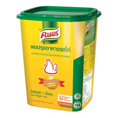 Knorr Chicken Flavour Seasioning Powder(J) 1kg. คนอร์ ผงปรุงรสไก่ 1กก.