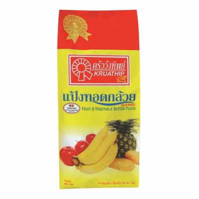 Kruawangthip Fruit&Vegetable Batter Flour 1000g. ครัววังทิพย์ แป้งทอดกล้วย 1000กรัม