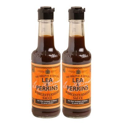 Lea&Perrins Worcestershire Sauce 290cc.×Pack2 ลีแอนด์เพอร์ริน ซอสเปรี้ยววูตเตอร์ 290ซีซี×แพ็ค2