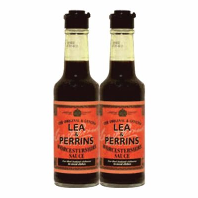 Lee&Perrins Worcestershire Sauce(J) 150ml.x2 ลีแอนด์เพอร์ริน ซอสเปรี้ยว 150มล.x2