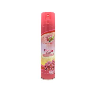 Luko Air Freshener Spray Floral 300ml.×Pack3 ลูโก้ สเปรย์ปรับอากาศกลิ่นฟลอรัล 300มล.แพ็ค3