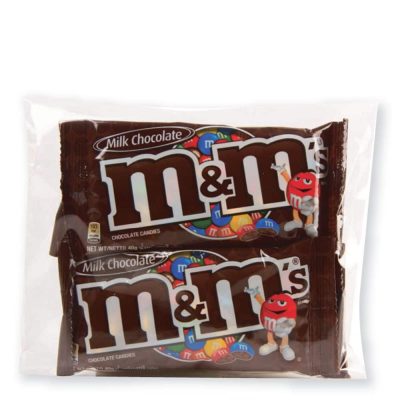 M&M Milk Chocolate(J) 40g.×4 เอ็มแอนด์เอ็ม ช็อกโกแลตรสนม 40กรัม×4ซอง