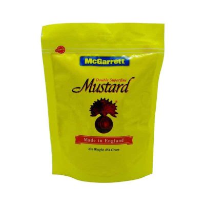 McGarrett Mustard Powder(J) 454g. แม็คกาเร็ต ผงมัสตาร์ด 454กรัม