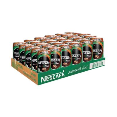 Nescafe Coffee Espresso(J) 180ml.×30 เนสกาแฟ เอสเปรสโซ่ 180มล.×30กระป๋อง
