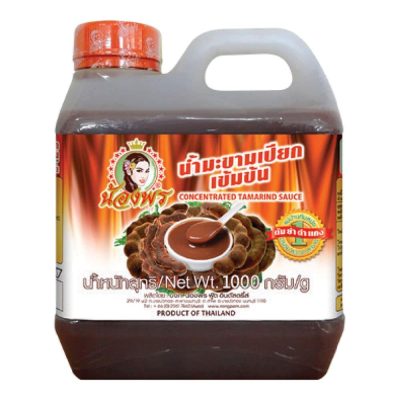 Nongporn Concentrated Tamarind Sauce 1000g. น้องพร น้ำมะขามเปียกเข้มข้น 1000กรัม