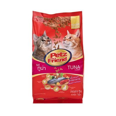Petz Friend Tuna Flavored Cat Food 1.2kg เพ็ทส์เฟรนด์ อาหารแมวรสทูน่า 1.2กก.