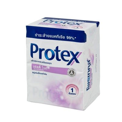Protex Soap Healthy White 65g.×pack4 สบู่โพรเทคส์ สูตรเฮลตี้ไวท์ 65กรัม×แพ็ค4