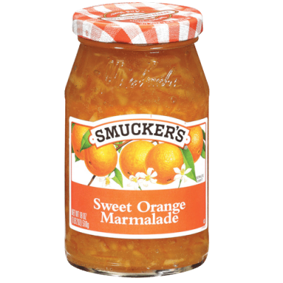 Smucker’s Marmarade Sweet Orange Jam 340g. สมัคเกอร์ส เนเชอรัล แยมมาร์มาเลดส้ม 340กรัม