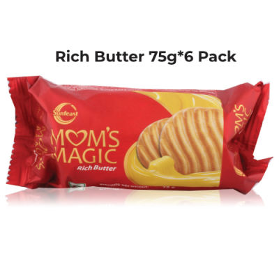 Sunfeast Mom’s Magic Biscuit – Rich Butter 75g*6 Pack
