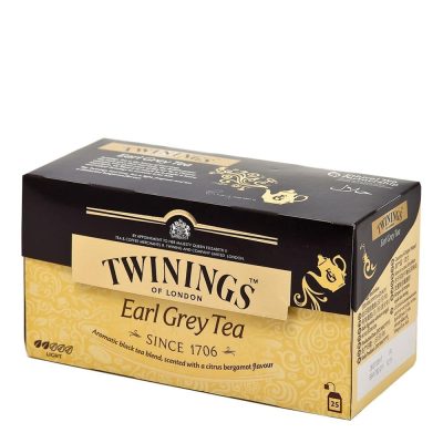 Twinings Earl Grey Tea(J) 2g.×25pcs. ทไวนิงส์ ชาเอิร์ลเกรย์ 2กรัมx25ซอง
