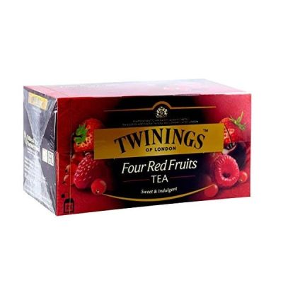 Twinings Four Red Fruit Tea(J) 2g.×25pcs. ทไวนิงส์ ชาโฟร์เรดฟรุ๊ต 2กรัมx25ซอง
