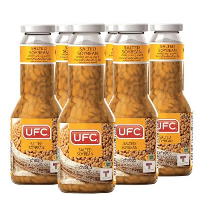 UFC Salted Soybean 340g.×Pack6 ยูเอฟซี เต้าเจี้ยว 340กรัม×แพ็ค6