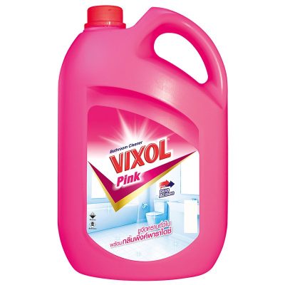 Vixol Bathroom Cleaner Pink 3500ml. วิกซอล น้ำยาล้างห้องน้ำสำหรับคราบติดแน่น สีชมพู 3500มล.