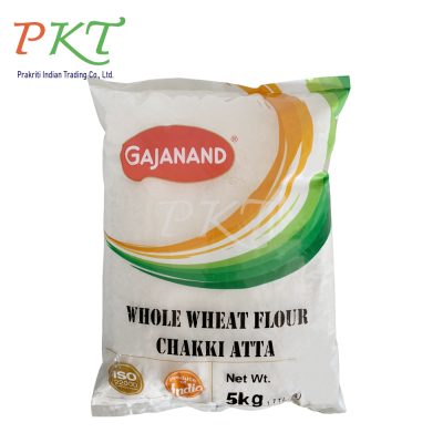Gajanand : Whole Wheat flour Chakki ATTA 5 KG.
