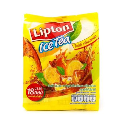 Lipton Ice Tea Lemon Powder 15g.x18pcs. ลิปตัน ไอซ์ที เลมอน 15กรัม×18ซอง