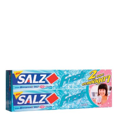 Salz Fresh Toothpaste Fresh 160g.x2 ซอลส์เฟรช ยาสีฟัน 160กรัมx2