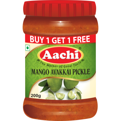 Aachi Mango  Pickle – Avakkai 200g (Buy 1 get 1 Free)