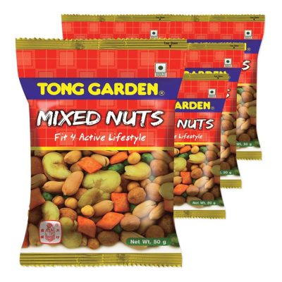 Tong Garden Mixed Nuts 40g.×6pcs. ทองการ์เด้น ถั่วมิกซ์นัท 40กรัมx6ถุง