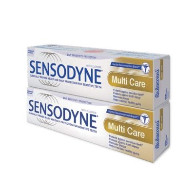 Sensodyne Multi Care Toothpaste 100g.×Pack2 ยาสีฟัน เซ็นโซดายน์ มัลติแคร์ 100กรัม×แพ็ค2