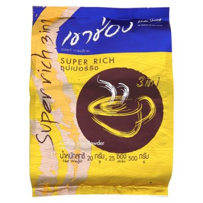Khao Shong Super Rich Instant Coffee Mixed 20g.×Pack25 เขาช่อง คอฟฟี่มิกส์ซุปเปอร์ริช กาแฟปรุงสำเร็จชนิดผง 20กรัม×แพ็ค25