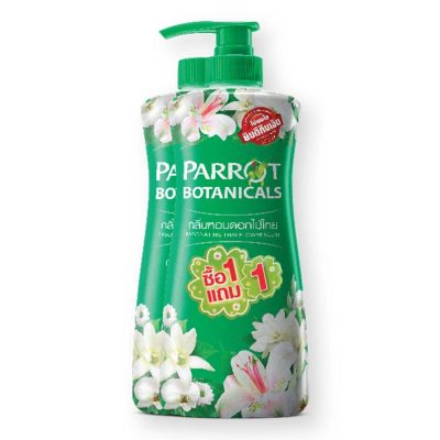 Parrot Botanicals Shower Cream 500ml.×pack2 นกแก้ว ครีมอาบน้ำ(สีเขียว) 500มล.xแพ็ค2
