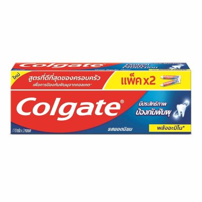 Colgate Great Regular flavor Toothpaste170g.×Pack2 คอลเกต ยาสีฟันยอดนิยม70กรัมxแพ็ค2