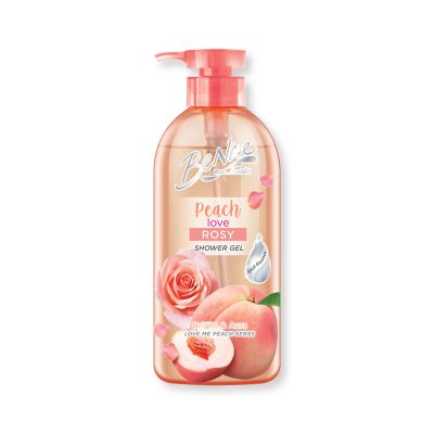 BeNice Shower Gel Peach Love Rosy 450 ml.บีไนซ์ เจลอาบน้ำ พีช เลิฟ โรซี่ 450 มล.