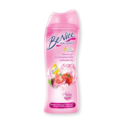 BeNice Liquid Soap Pink 180 ml x 3.บีไนซ์ ครีมอาบน้ำ บิวตี้ฟูล ไวท์เทนนิ่ง ขนาด 180 มล. แพ็ค 3 ขวด