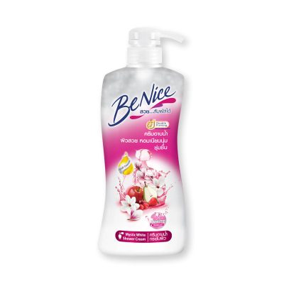 BeNice Shower Mystic White 450 ml.บีไนซ์ ครีมอาบน้ำ กลิ่นมิสทีค ไวท์ ขนาด 450 มล.