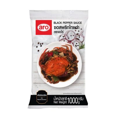 aro Black Pepper Sauce 1000 g.เอโร่ ซอสพริกไทยดำ 1000 กรัม
