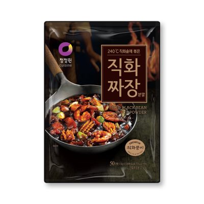 CHUNG JUNG ONE Fired Black Bean Sauce Powder 1 kg.ชองจองวอน ผงซอสจาจังสำเร็จรูป 1 กก.