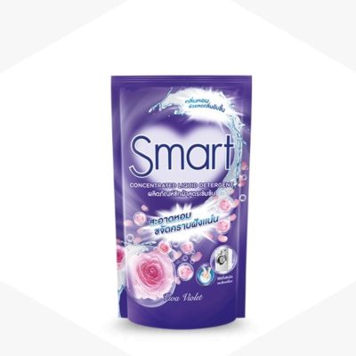 Smart Concentrated Liquid Detergent Violet 700ml.สมาร์ทผลิตภัณฑ์ซักผ้าชนิดน้ำสูตรเข้มข้นสีม่วง 700มล.