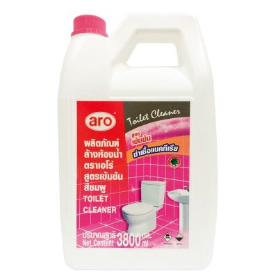 aro Toilet Cleaner Pink 3800 ml.เอโร่ นํ้ายาล้างห้องนํ้าสูตรเข้มข้น 3800 มล. สีชมพู