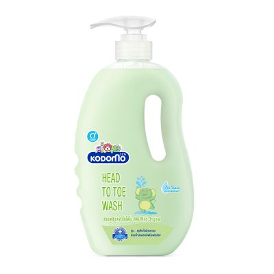 Kodomo Shampoo & Soap Baby Head To Toe Wash Mild Original 800 ml.โคโดโม แชมพูสบู่เหลวอาบน้ำ เฮดทูโท วอช สูตรมายด์ ออริจินัล 800 มล.